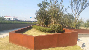青岛耐候钢挡土墙